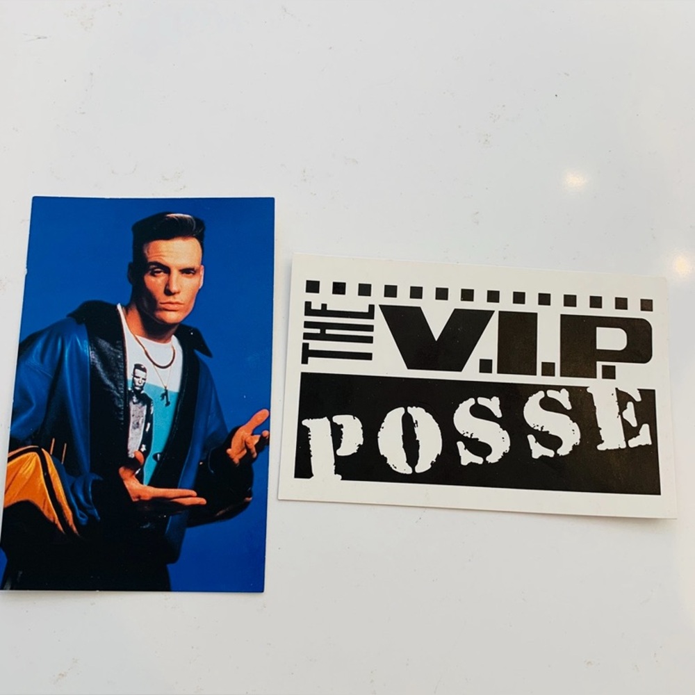 Vanilla Ice Official The V.I.P Posse Fan Club Cards Vintage 90’s.